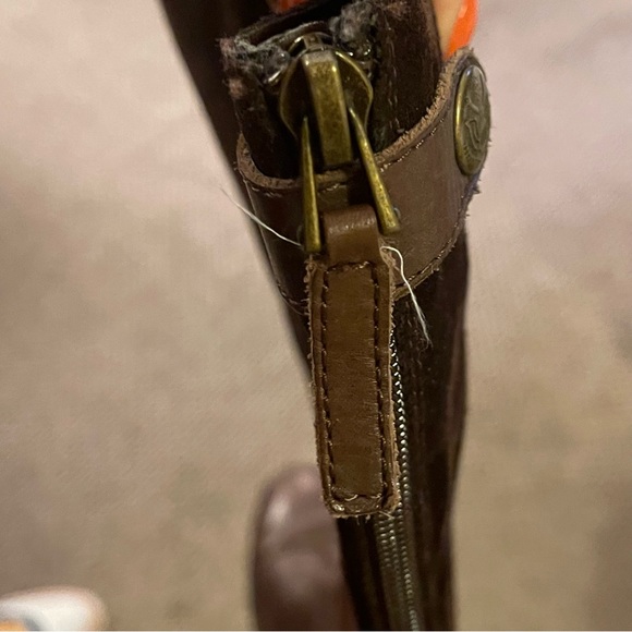 Sam Edelman vintage size 10M brown leather and suede boots #Edelman #vintage - Picture 5 of 13